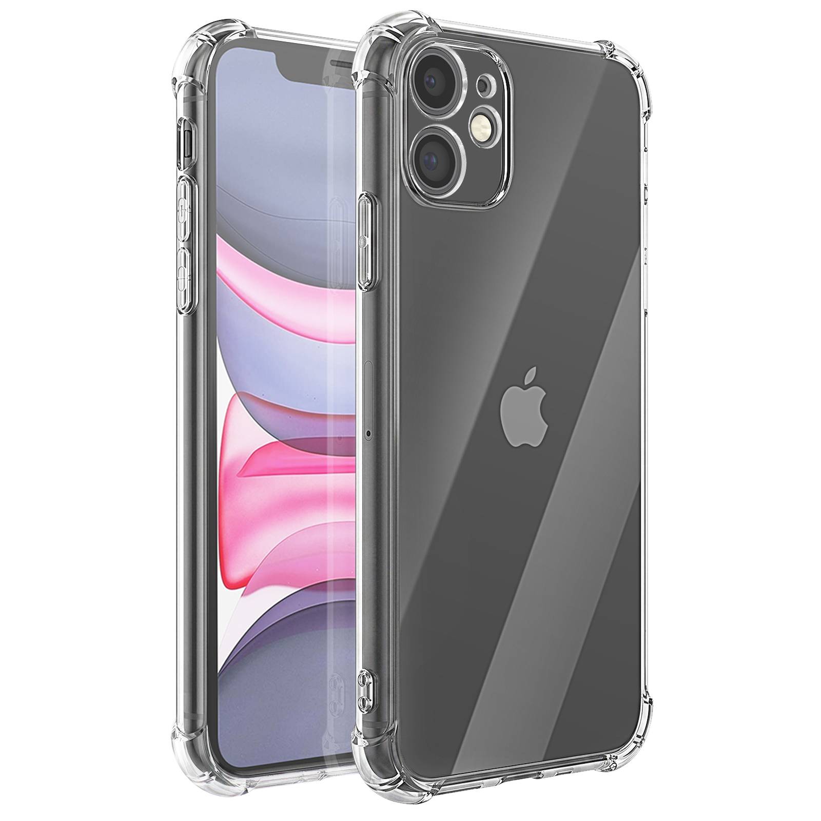 Coque pour iPhone 11 en Silicone avec Coins Renforcés Antichocs-0