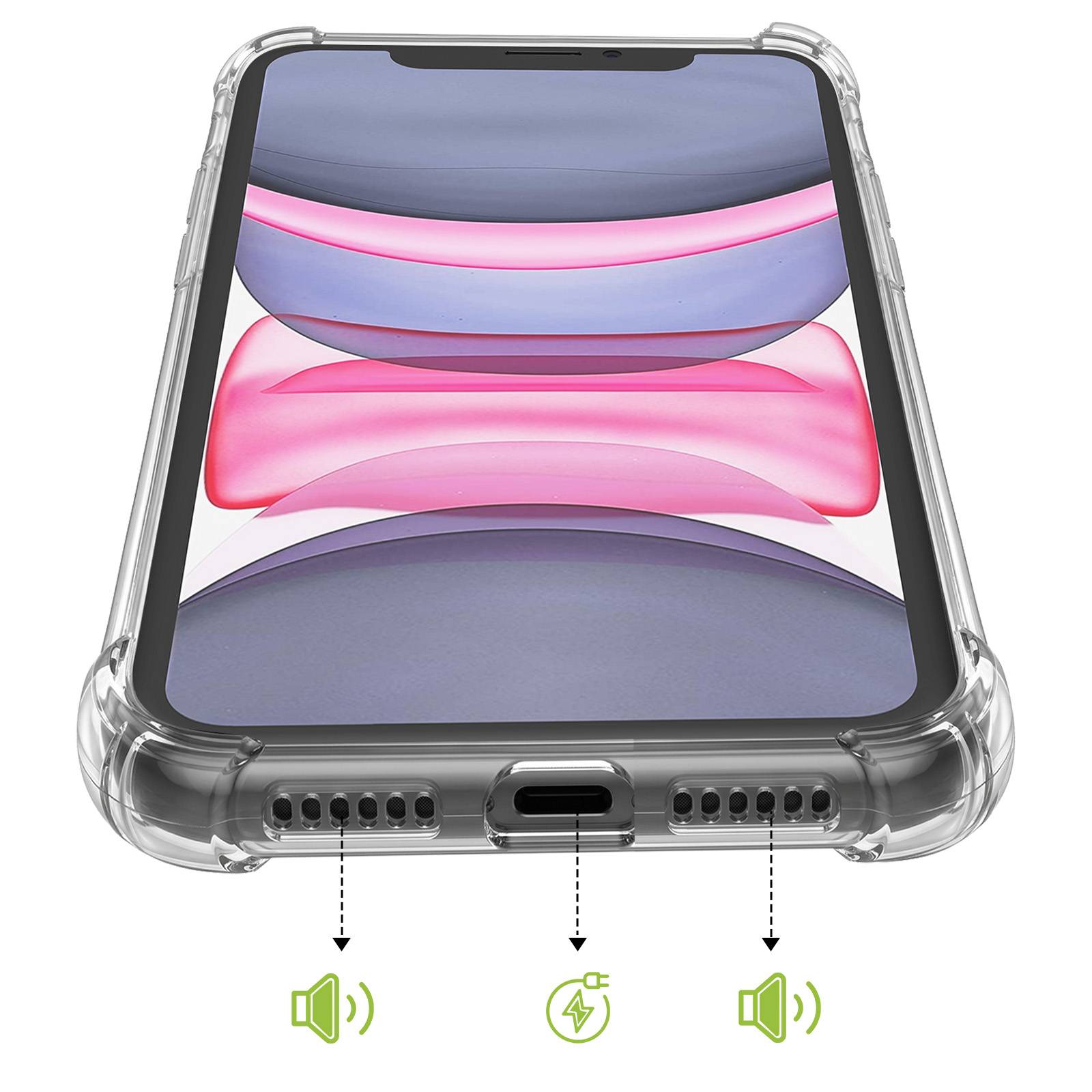 Coque pour iPhone 11 en Silicone avec Coins Renforcés Antichocs-4