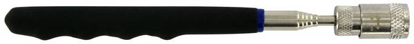 Tivoly – Tige magnétique télescopique L81 cm LED, ramassage pièces métalliques, poignée ergonomique, charge max 1 kg