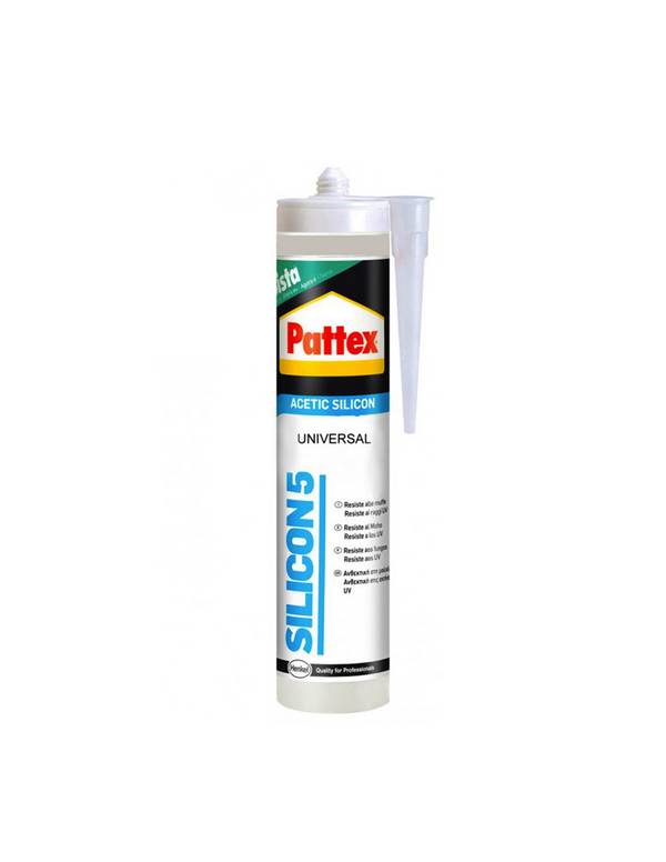 Silicone Universelle Transparente étanchéité Multi-matériaux Durable - Pattex