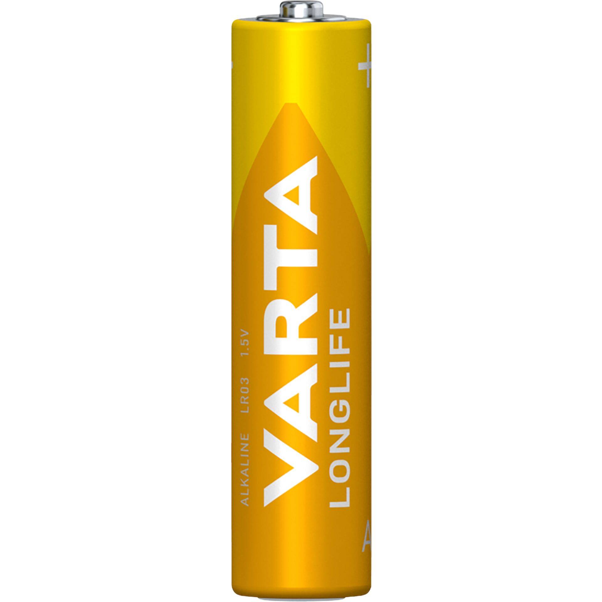 Piles alcalines Varta, micro, AAA, LR03, 1,5 V, longue durée, cube, boîte (lot de 24)-1