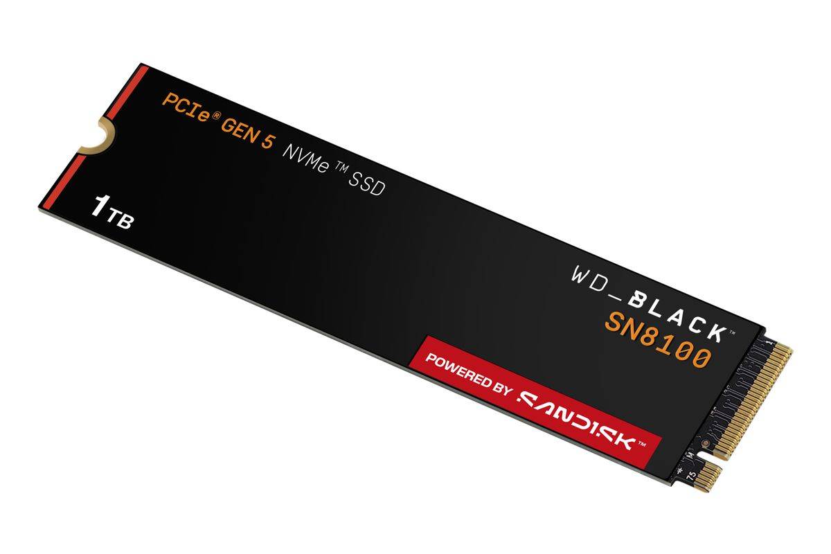 Western Digital Black WD_BLACK SN8100 NVMe, 1 To, M.2, 14900 Mo/s-3