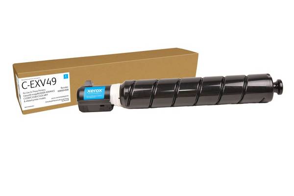 Toner remanufacturé Cyan Everyday™ de compatible avec Canon C-EXV49 (8525B002), Capacité standard, 19000 pages, Cyan, 1