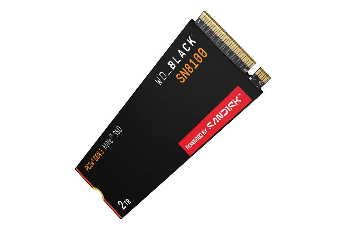 Western Digital Black WD_BLACK SN8100 NVMe, 2 To, M.2, 14900 Mo/s-1