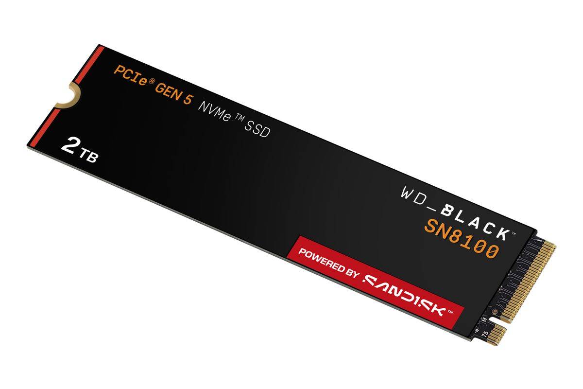 Western Digital Black WD_BLACK SN8100 NVMe, 2 To, M.2, 14900 Mo/s-3