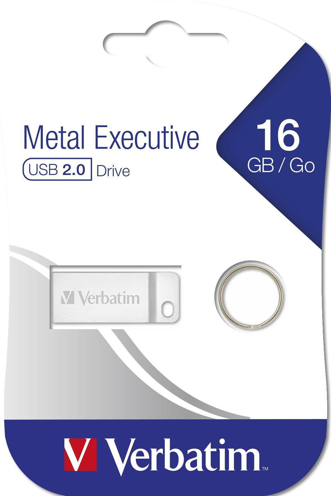 Clé USB Verbatim boîtier métallique 16 GB USB 2.0-4