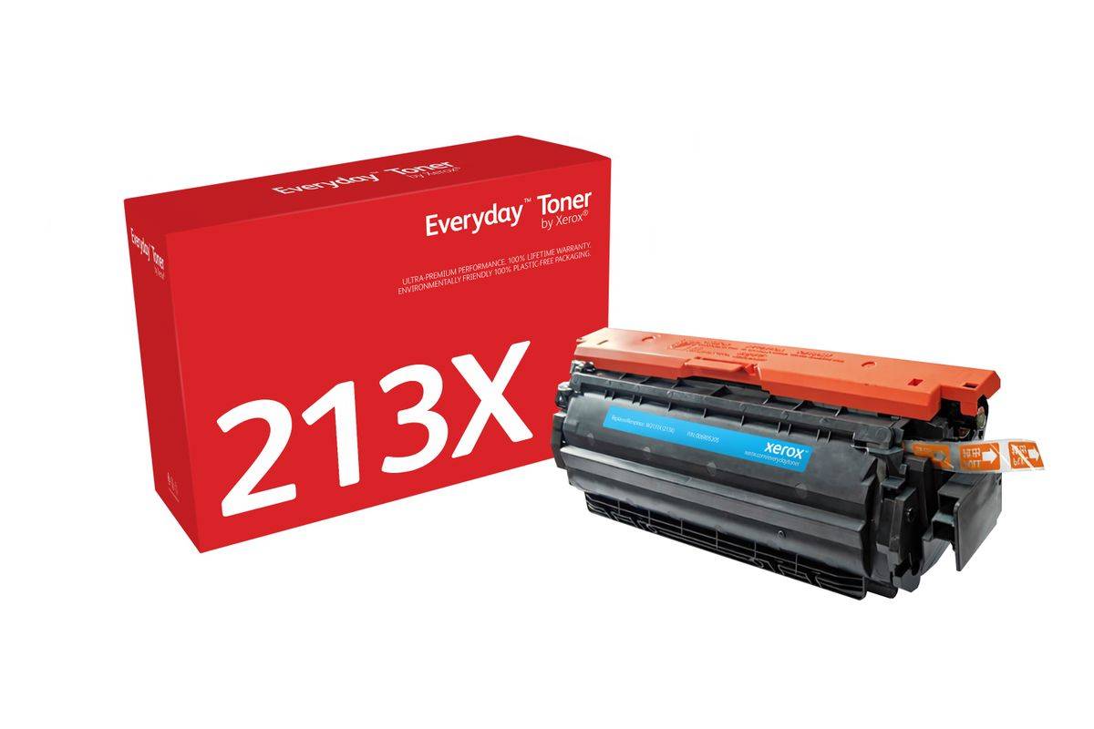 Toner Everyday™ Cyan de compatible avec HP 213X (W2131X), Grande capacité, 6000 pages, Cyan-0