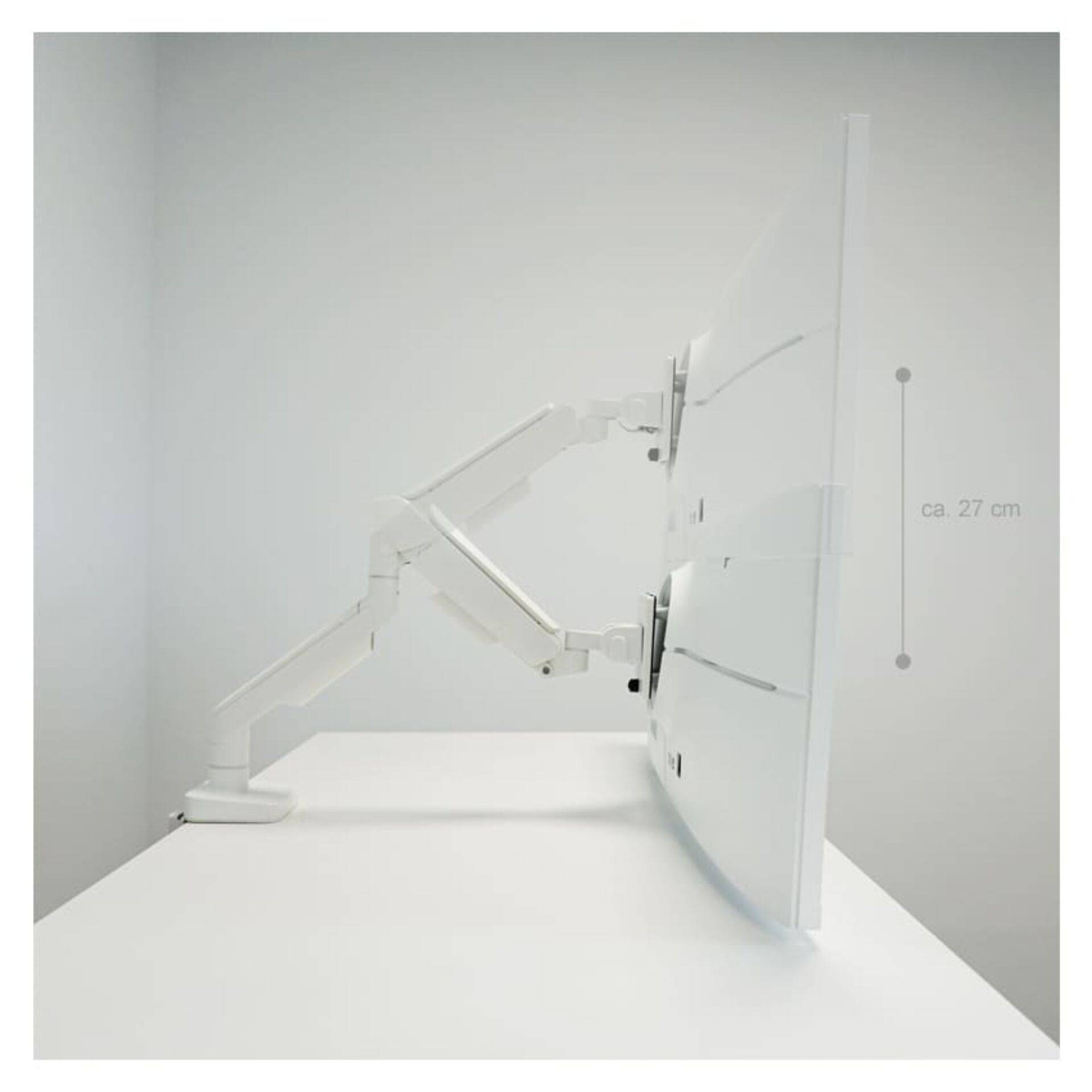 LC-Power LC-EQ-A49W, Pince, 20 kg, 43,2 cm (17"), 124,5 cm (49"), 100 x 100 mm, Blanc-3