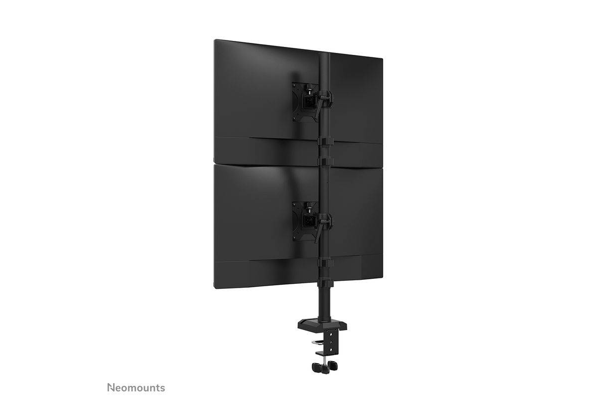 Neomounts DS60-600BL2V Bras de moniteur double 10-32", Collier de serrage/ passe-fil, 9 kg, 25,4 cm (10"), 81,3 cm (32")-3