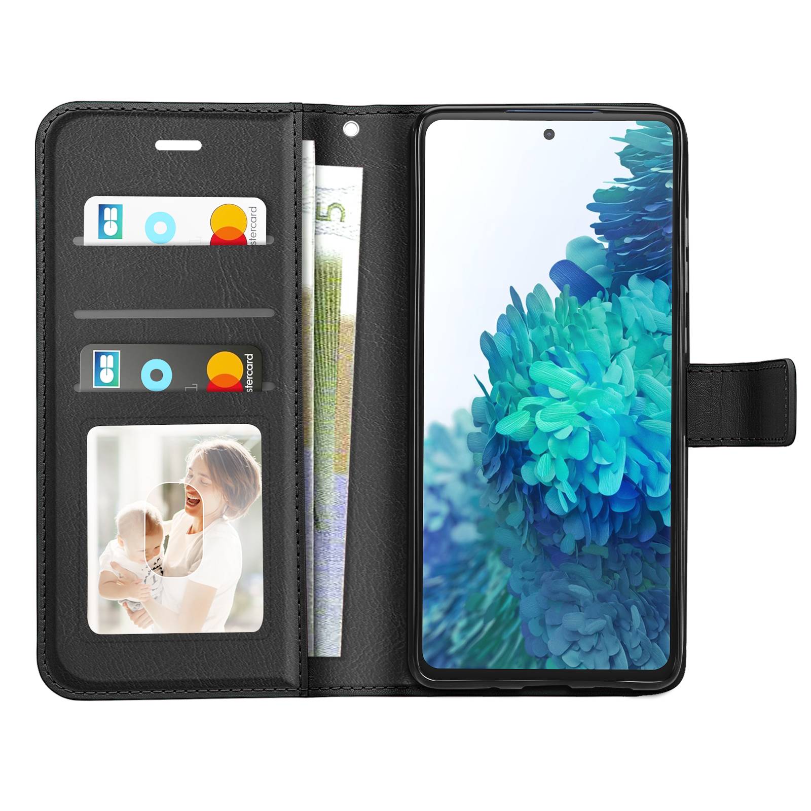 Etui Portefeuille pour Galaxy S20 FE avec Dragonne et Support Vidéo-1