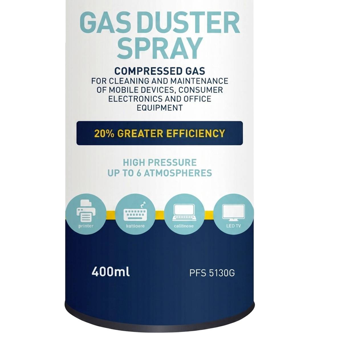 Spray d'Air Comprimé Dépoussiérant 400 ml pour Matériel Informatique-4