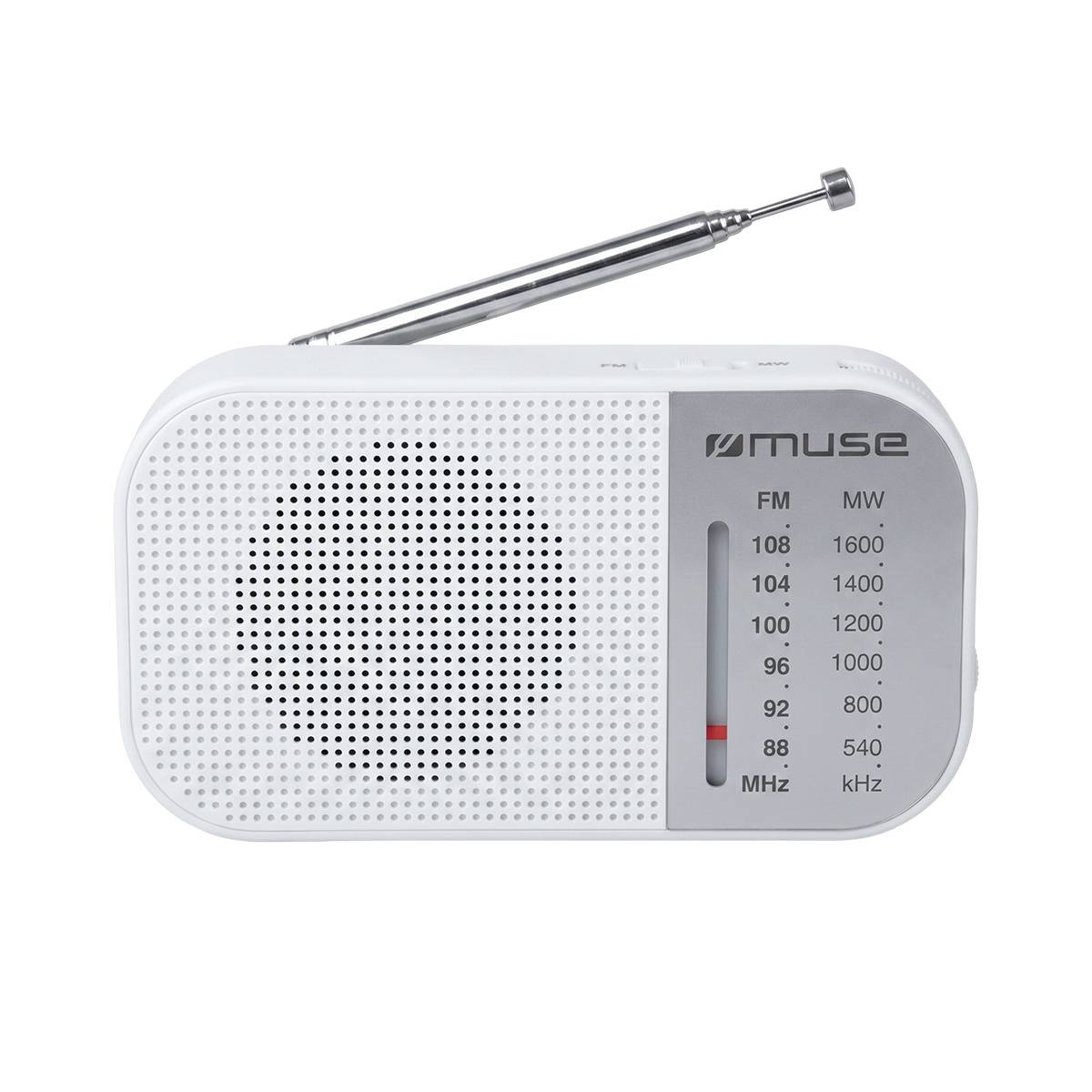 Radio Portable de Poche Analogique FM / MW Muse M-025RW avec Haut-Parleur-4