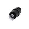 Siemens 3SU10005JF010AA0 3SU1000-5JF01-0AA0 Commutateur à clé collerette plastique clé noir, argent 1 x 90 ° 1 pc(s)