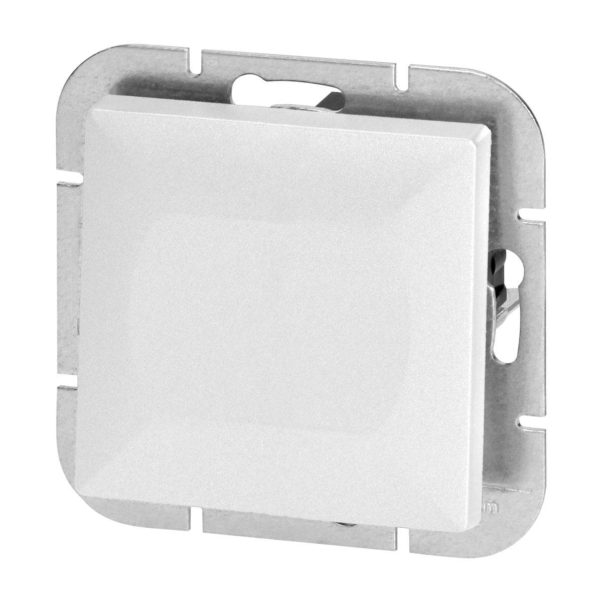 Interrupteur Mural Va-et-Vient Simple Encastré 10A 250V - Blanc Mat - SILAMP-0