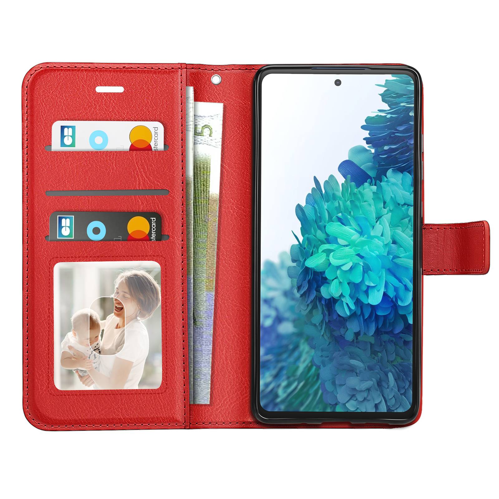 Étui Portefeuille pour Samsung Galaxy S20 FE avec Dragonne et Support Vidéo-1