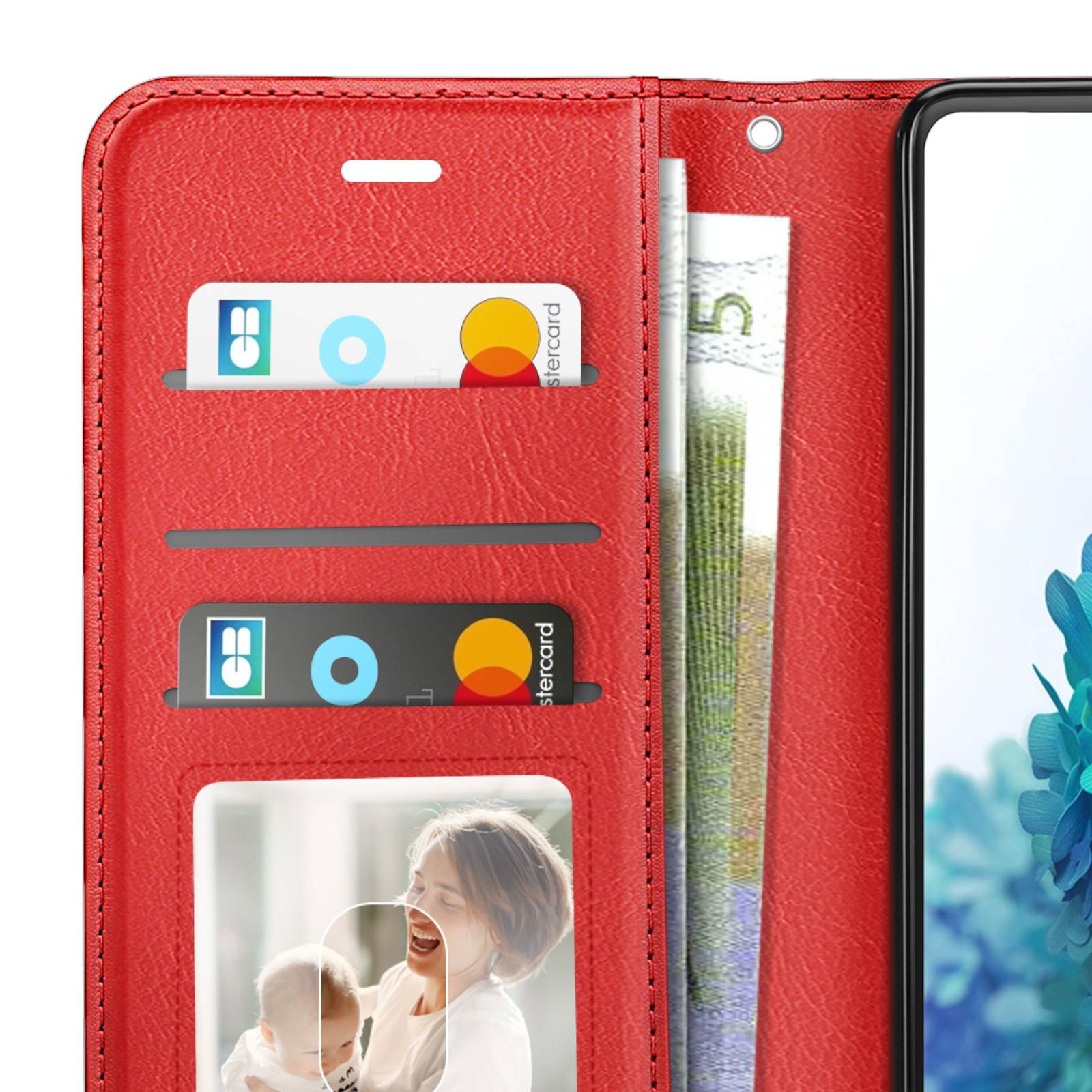 Étui Portefeuille pour Samsung Galaxy S20 FE avec Dragonne et Support Vidéo-4