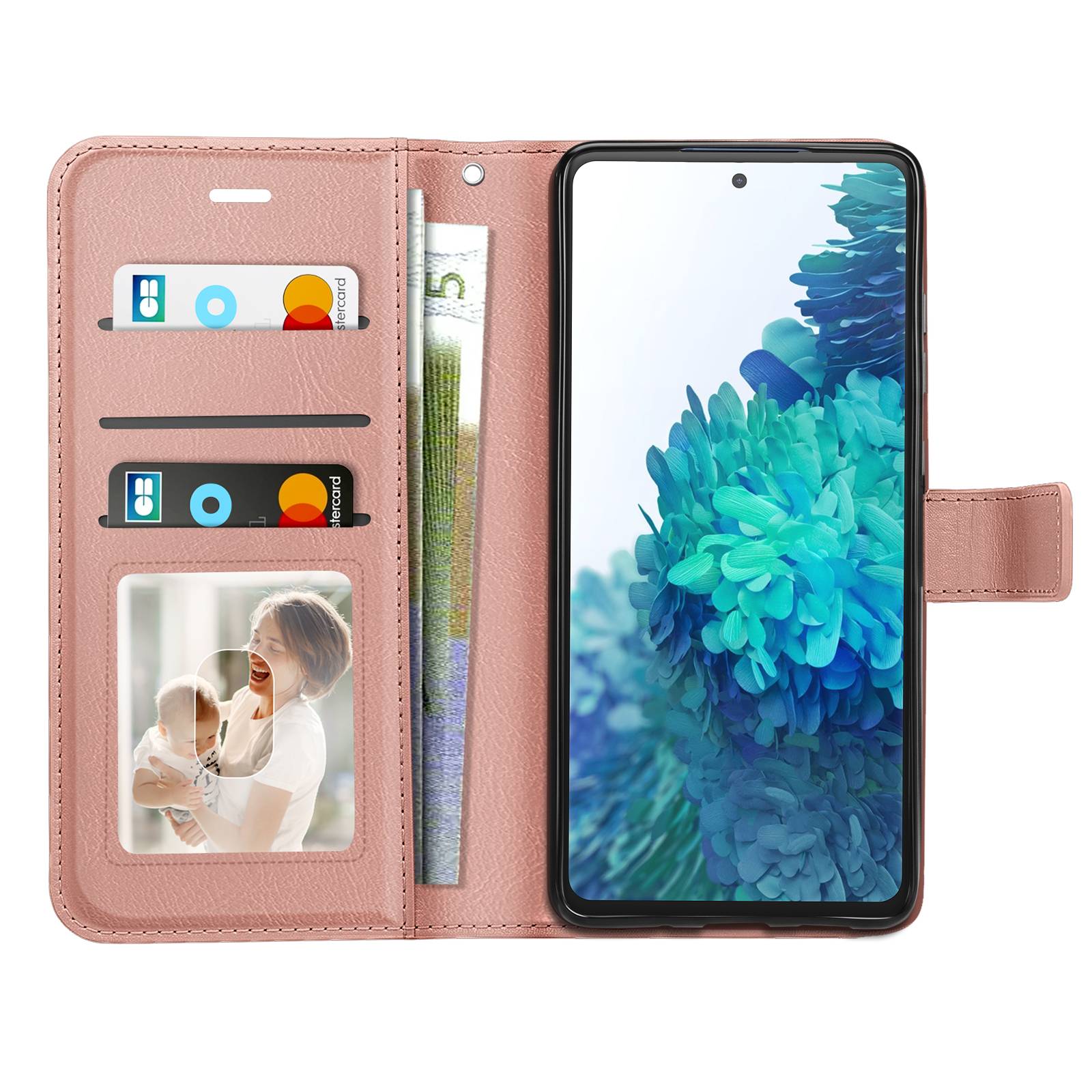 Étui Portefeuille pour Samsung Galaxy S20 FE avec Dragonne et Support Vidéo-1