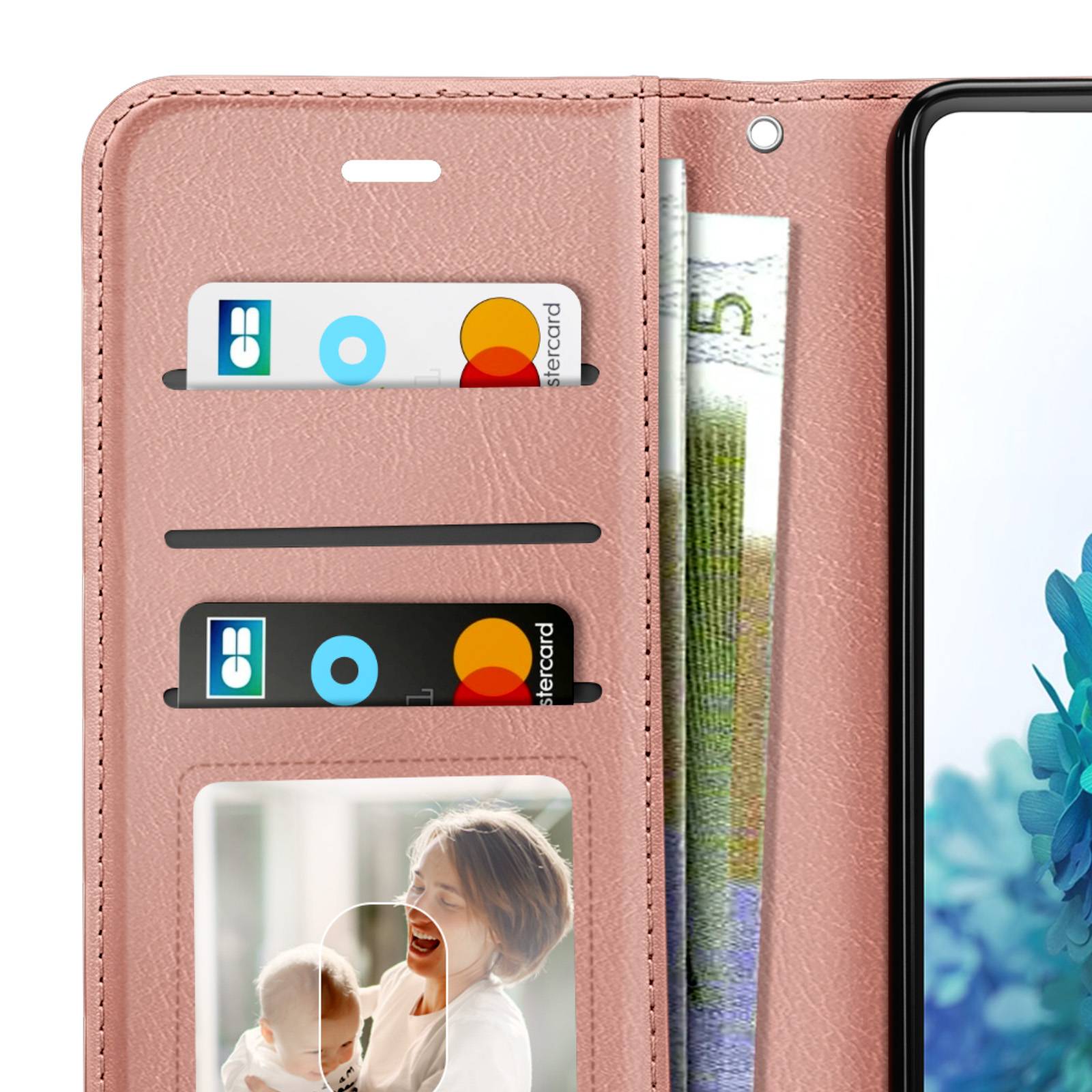 Étui Portefeuille pour Samsung Galaxy S20 FE avec Dragonne et Support Vidéo-4