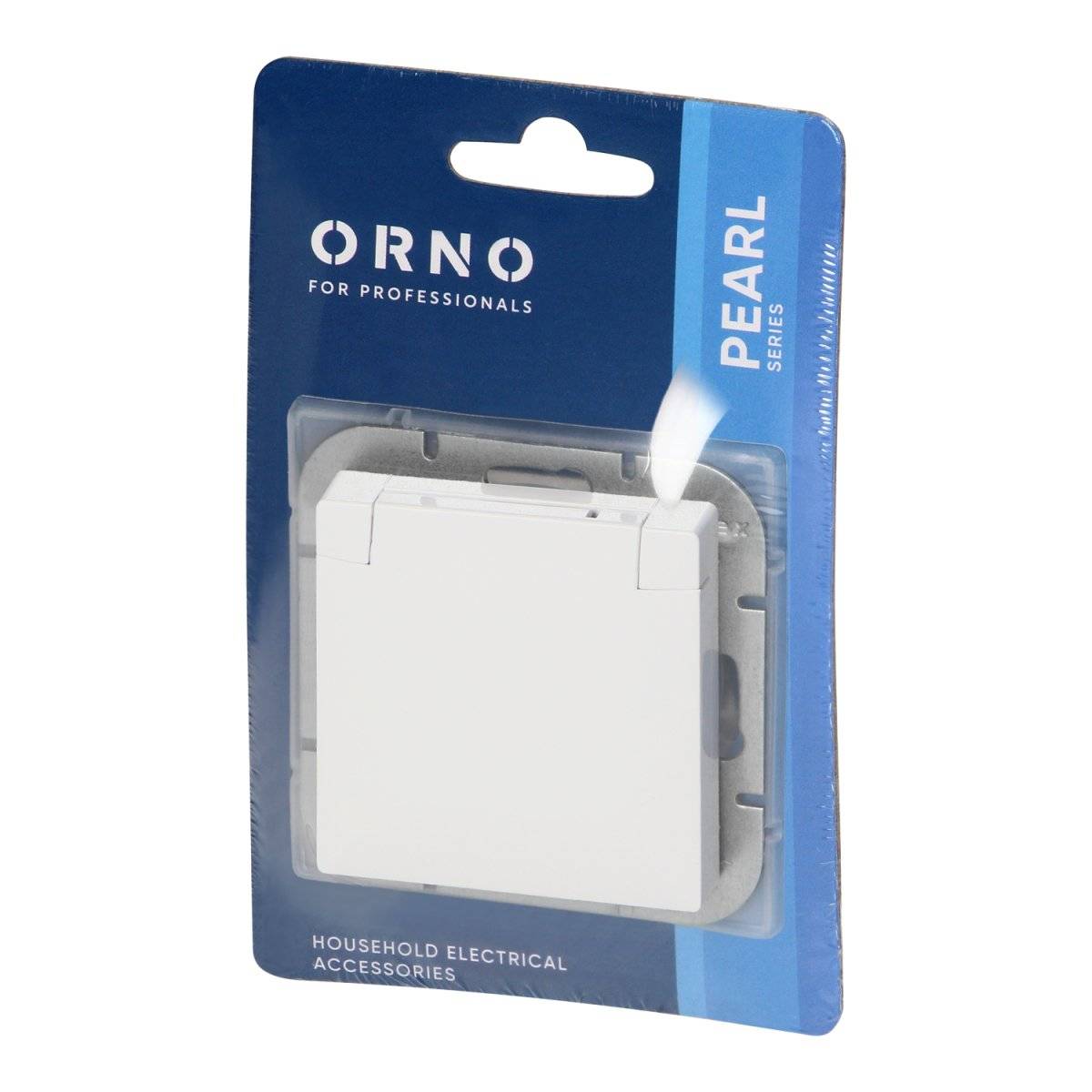 Prise Encastrée 2P+T 16A 250V avec Clapet - Blanc - SILAMP-1