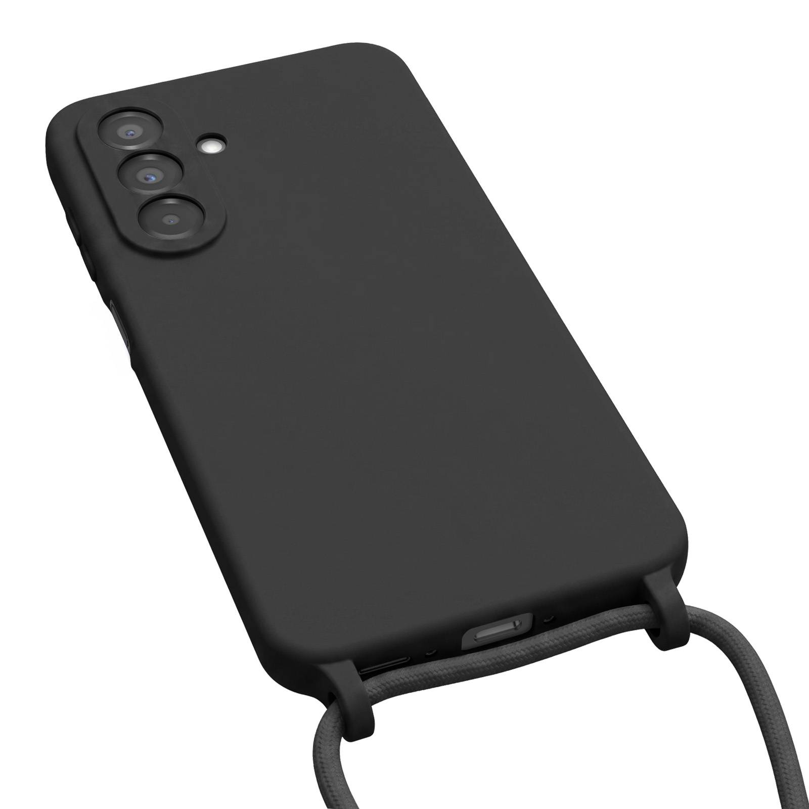Coque pour Samsung Galaxy A26 en Silicone avec Cordon Tour de Cou-3