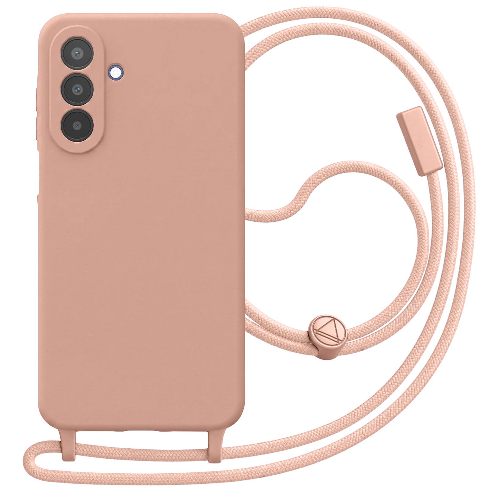 Coque pour Samsung Galaxy A25 5G en Silicone avec Cordon Tour de Cou-1