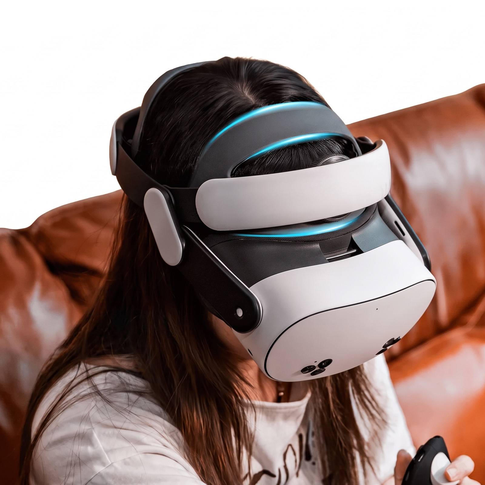Sangle de Tête VR pour Meta Quest 3 / 3S Réglable et Ergonomique-2