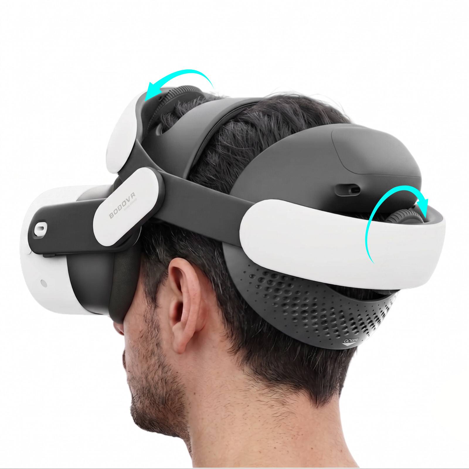 Sangle de Tête VR pour Meta Quest 3 / 3S Réglable et Ergonomique-3