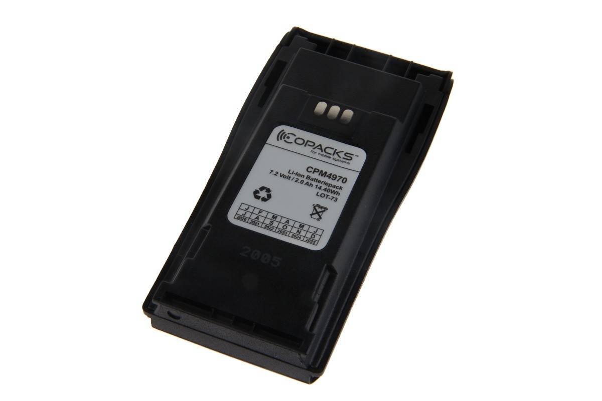 Batterie Li-Ion CoPacks compatible avec Motorola DP1400 CP140 CP040 - 7,2 V 2000 mAh-0