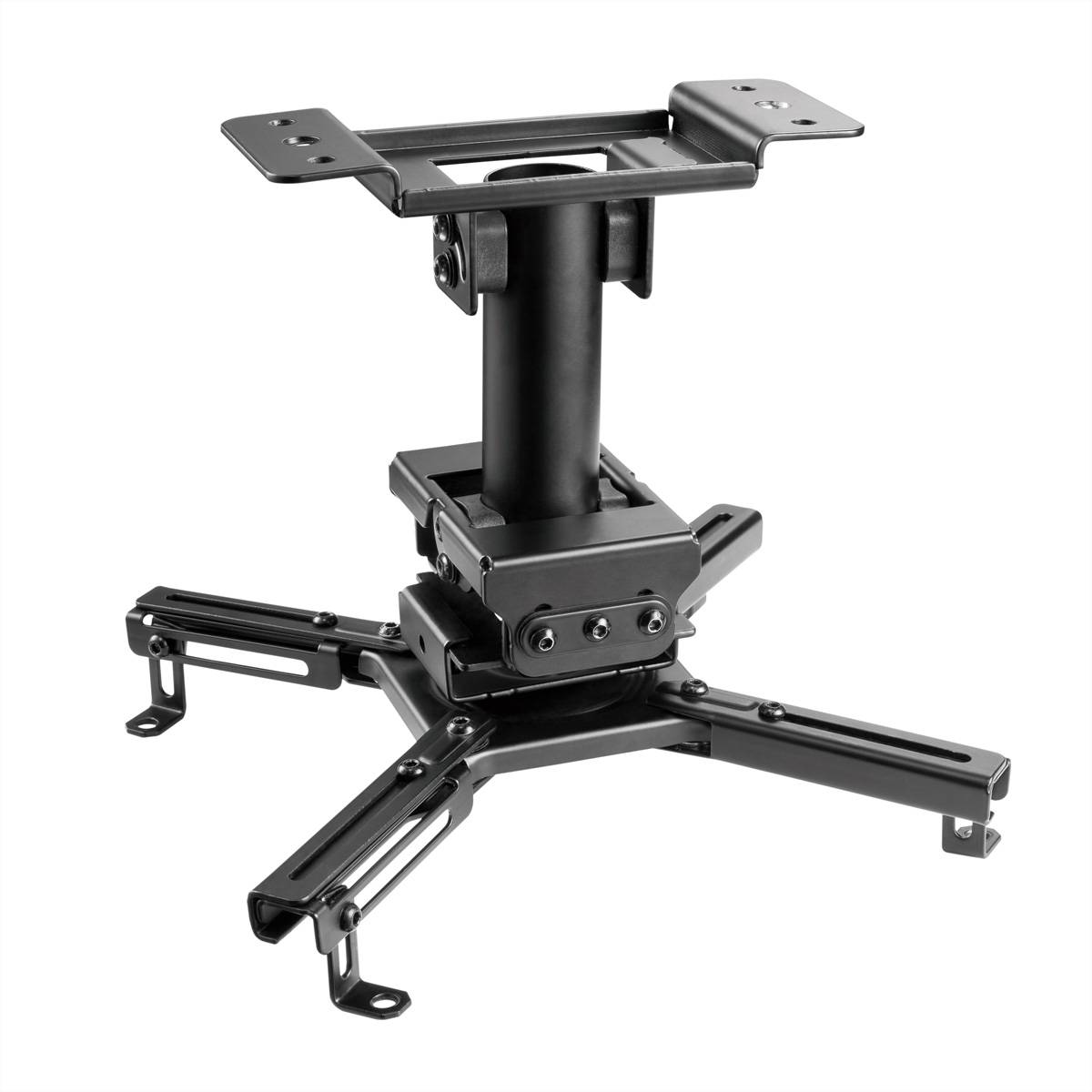 VALUE Support robuste pour projecteur, fixation sous plafond, jusqu'à 45 kg, noir-0