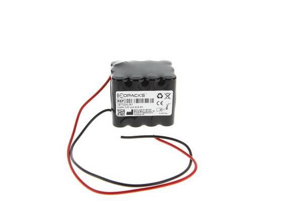 Éclairage de secours et de sécurité rechargeable NiMH CoPacks - Format AA - 3,6 V 6600 mAh 56,5 x 42,7 x 49 mm...