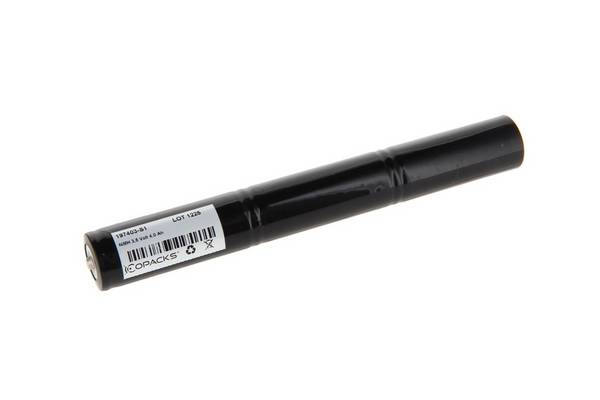 Batterie NiMH CoPacks pour éclairage de secours et de sécurité - Format 7/5 Cs - 3,6 V 4000 mAh 180 x 23 mm (MC006)