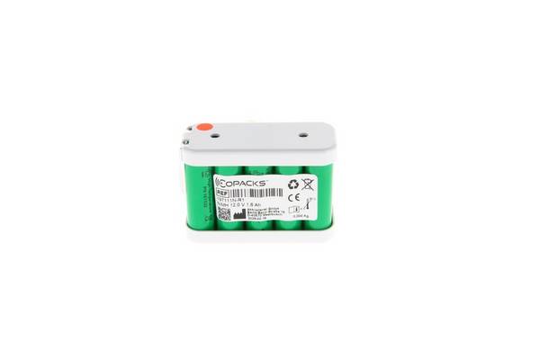 Éclairage de secours et de sécurité rechargeable NiMH CoPacks - Format AA - 12 V 1600 mAh 70,6 x 28,2 x 52,1 mm (sans...