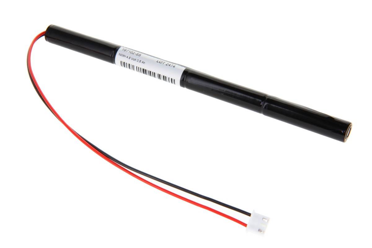 Éclairage de secours et de sécurité rechargeable NiMH CoPacks - Format AAA - 4,8 V 600 mAh 178 x 10 mm (JST XHP-3)-0