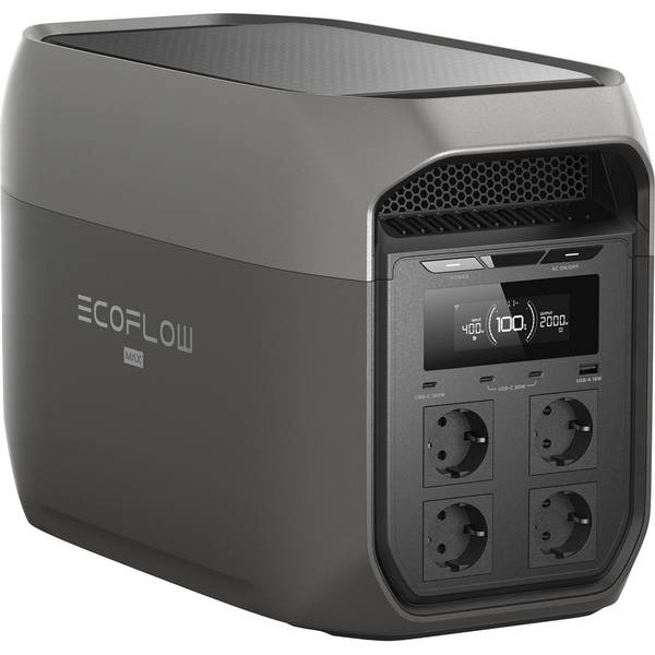Station électrique EcoFlow DELTA 3 Max 2048 Wh - batterie portable LFP