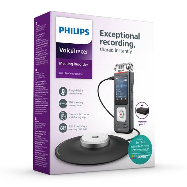Dictaphone numérique Philips VoiceTracer DVT8115