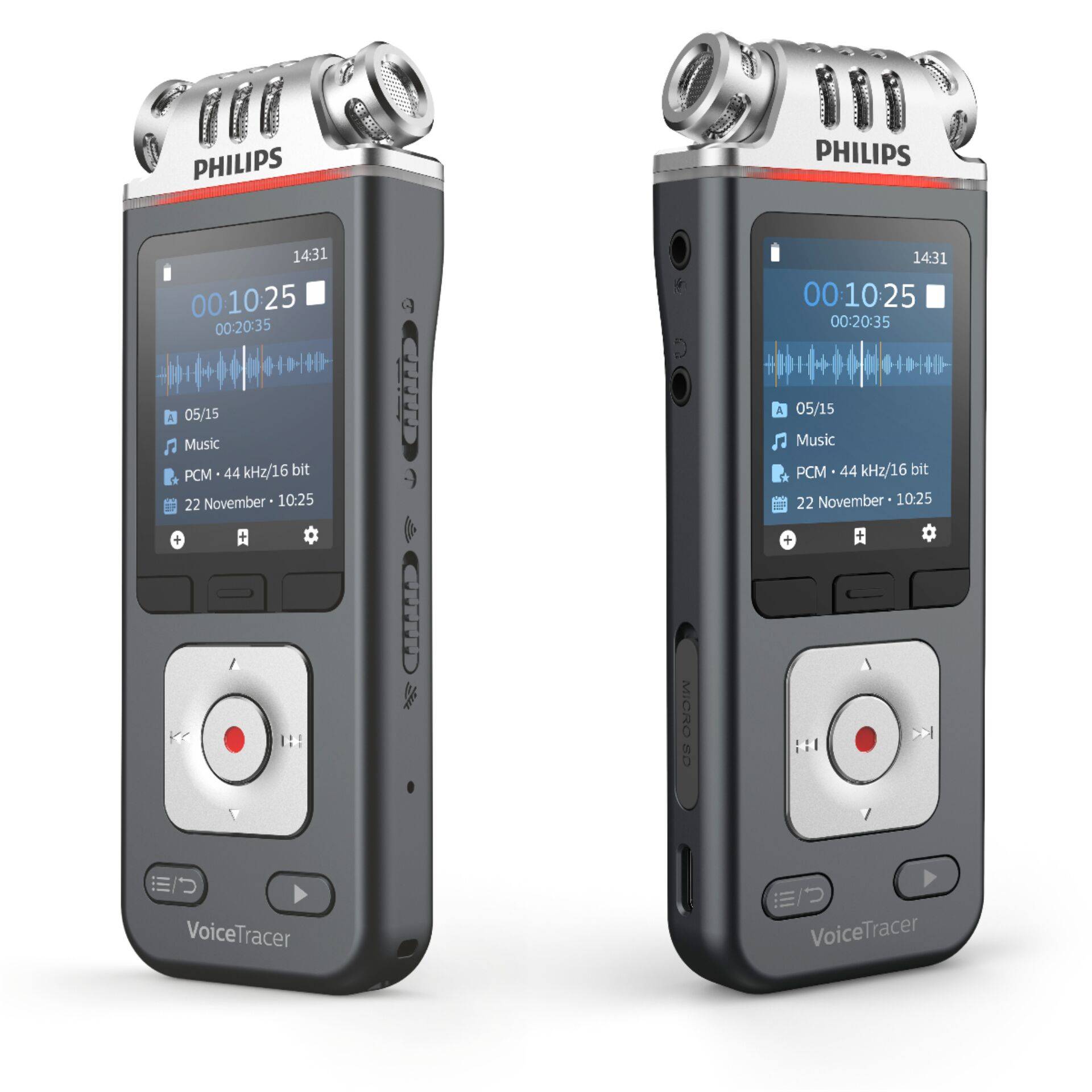 Dictaphone numérique Philips VoiceTracer DVT8115-3