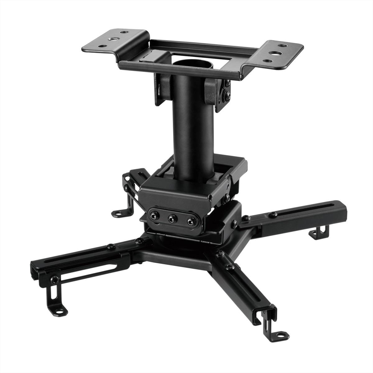 VALUE Support robuste pour projecteur, fixation sous plafond, jusqu'à 45 kg, noir-4