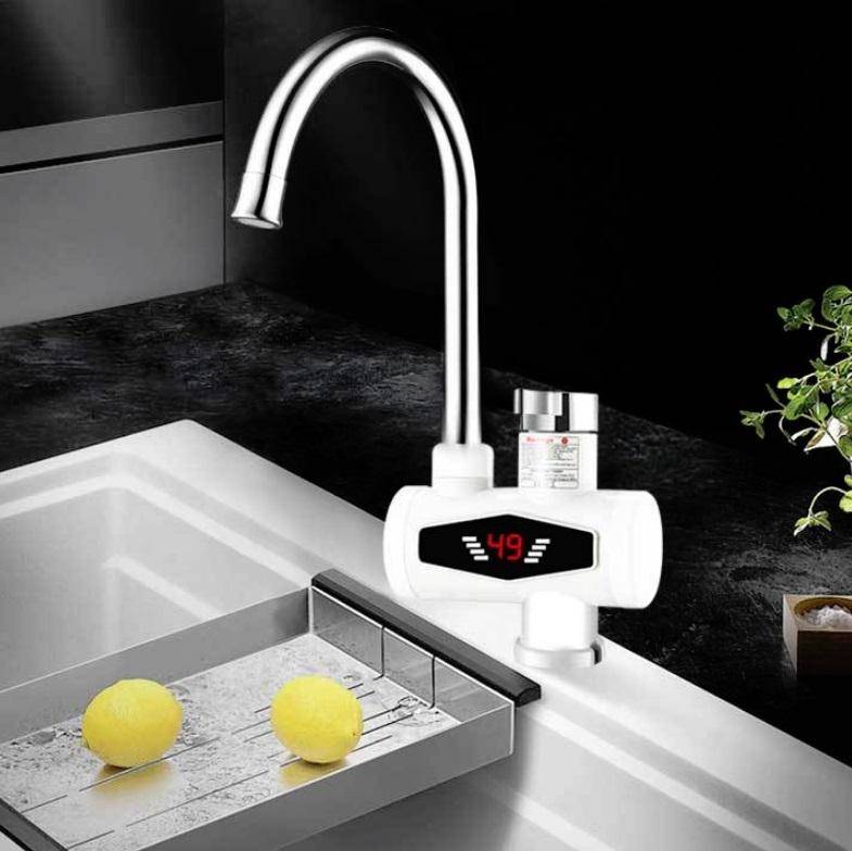 Robinet Chauffe-Eau Électrique Instantané 3000 W avec Affichage Dynamique YONIS-1