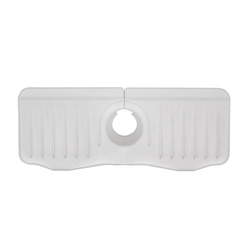 Tapis de Robinet en Silicone Antiéclaboussures avec Évacuation 37 x 14,7 x 2 cm YONIS-0