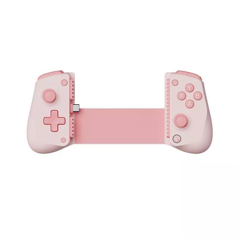 Manette De Jeu Mobile Extensible Type-C Avec Joystick Hall 2 Millions De Cycles - Rose - Yonis-0
