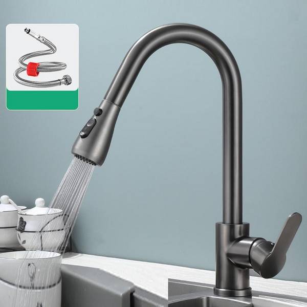 Mitigeur De Cuisine Extractible Eau Chaude Et Froide Affichage Numérique YONIS