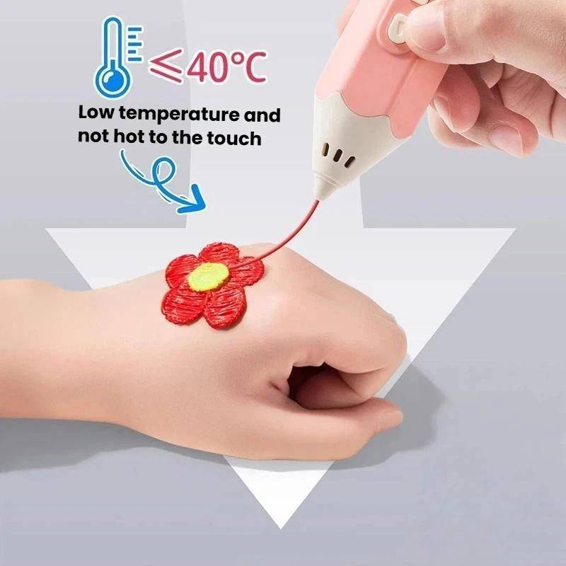 Stylo D'Impression 3D Rechargeable Basse Température 45 Min D'Autonomie YONIS-1