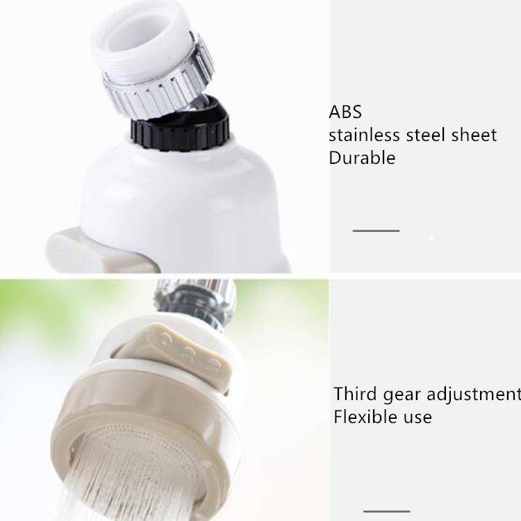 Aérateur de Robinet Économiseur d'Eau Antiéclaboussures 2 Pièces ABS Inox YONIS-1
