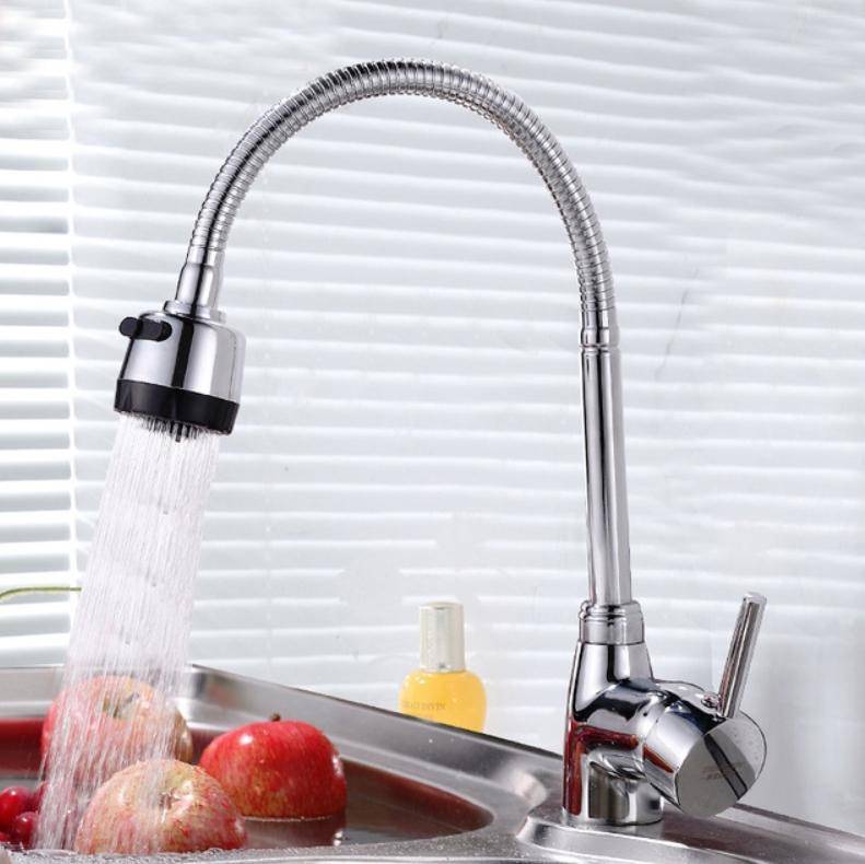 Robinet De Cuisine Rotatif À 360° Anti Éclaboussures Eau Chaude Et Froide YONIS-0