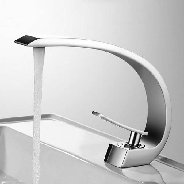 Robinet Mitigeur Monotrou En Cuivre Eau Chaude Et Froide À Cartouche Céramique YONIS