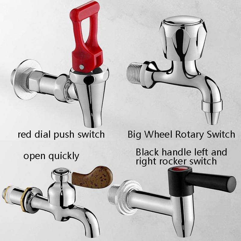 Robinet De Seau Isotherme En Laiton Chromé À Poussoir 15/20 mm YONIS-1