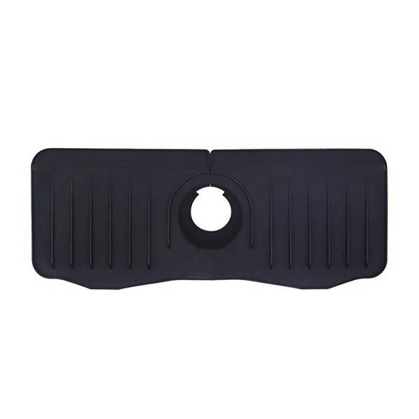 Tapis de Robinet en Silicone Anti Éclaboussures Avec Drainage 37 x 14,7 cm YONIS