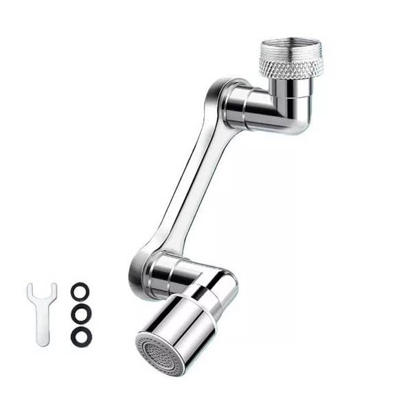 Aérateur de Robinet Orientable 1080° à Double Jet Anti-Éclaboussures YONIS