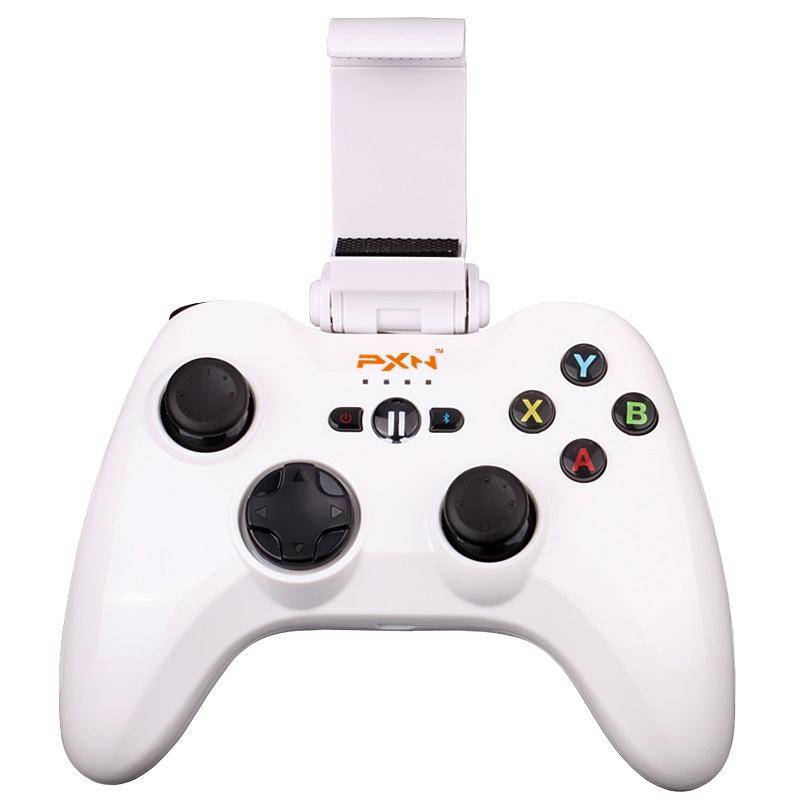 Manette De Jeu Bluetooth Sans Fil Compatible iOS Certifiée MFi Batterie 550 mAh - Blanc - Yonis-0