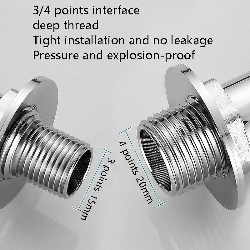 Robinet De Seau Isotherme En Laiton Chromé À Poussoir 15/20 mm YONIS-2